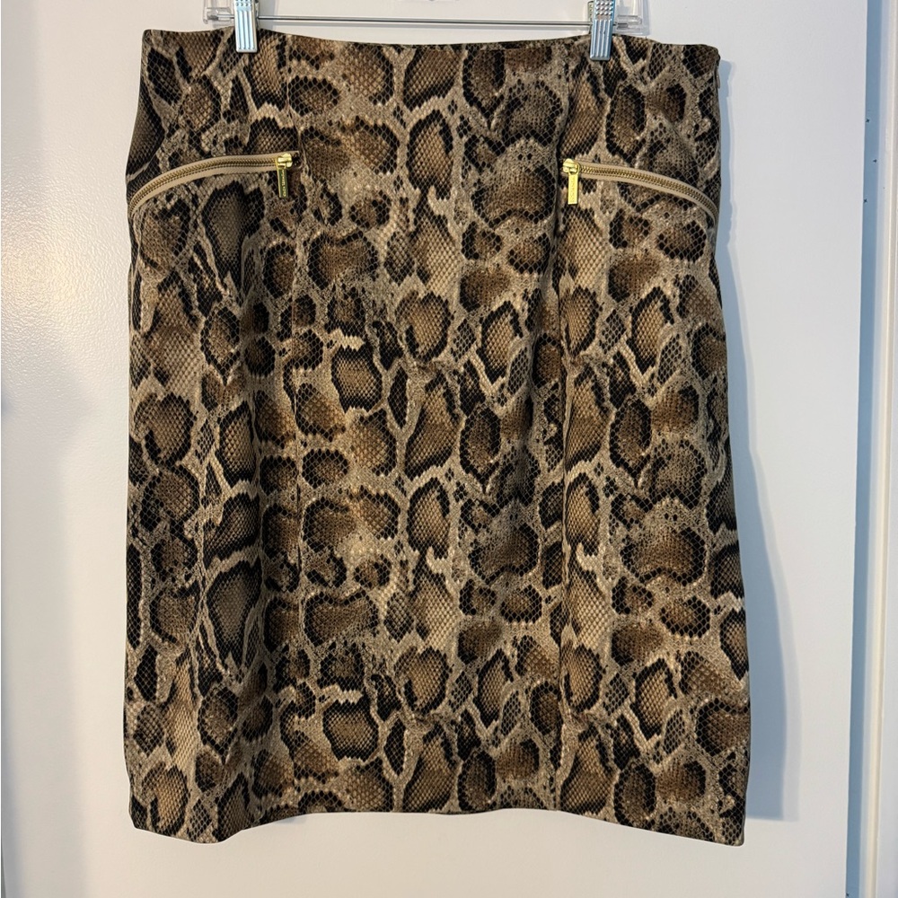 Michael Kors Animal Print Pencil Skirt